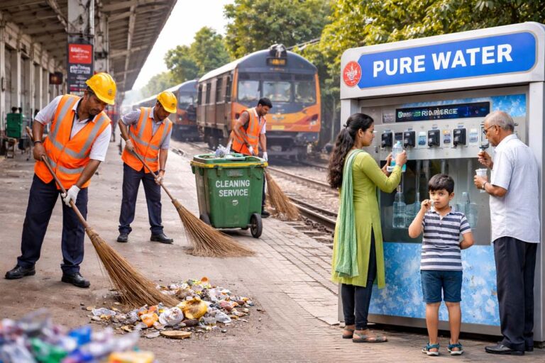 रेलवे की नई पहल: स्टेशनों और कॉलोनियों में मिलेगा शुद्ध पानी, भोपाल मंडल ने शुरू किया सफाई अभियान