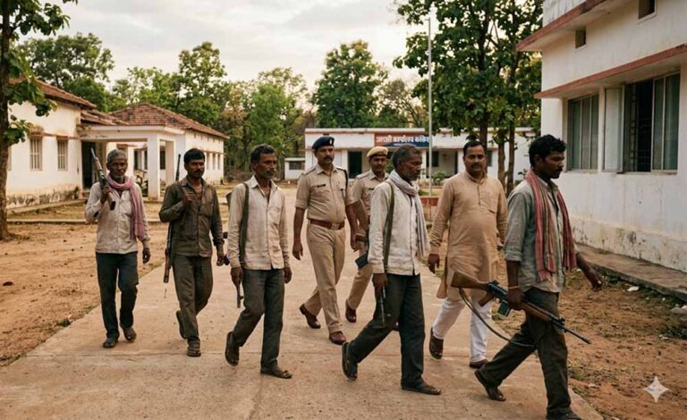 लाल आतंक को करारा झटका: कांकेर में 33 लाख के इनामी 6 माओवादियों ने किया सरेंडर