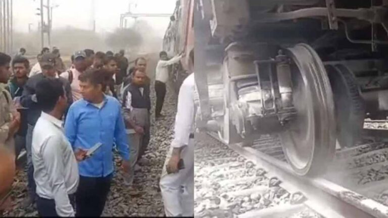 जनशताब्दी एक्सप्रेस में बड़ा खतरा टला: पहिये से उठा धुआं, यात्रियों में मचा हड़कंप