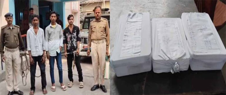 बेतिया में पाकिस्तानी कनेक्शन का खुलासा: 3 साइबर बदमाश गिरफ्तार, मोबाइल से मिले चौंकाने वाले सबूत