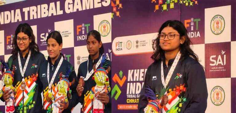 कर्नाटक के तैराक मणिकांता ने स्वर्ण पदकों की हैट्रिक पूरी की, छत्तीसगढ़ की अनुष्का भगत ने जीता दूसरा पदक