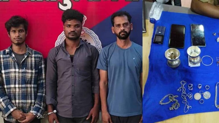 एक रात, तीन चोरी: शेट्टी गैंग के तीन शातिर आरोपी हैदराबाद से गिरफ्तार