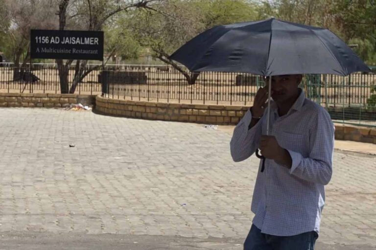 राजस्थान में भीषण गर्मी का कहर: जैसलमेर में पारा 46 डिग्री के पार, ऑरेंज अलर्ट जारी