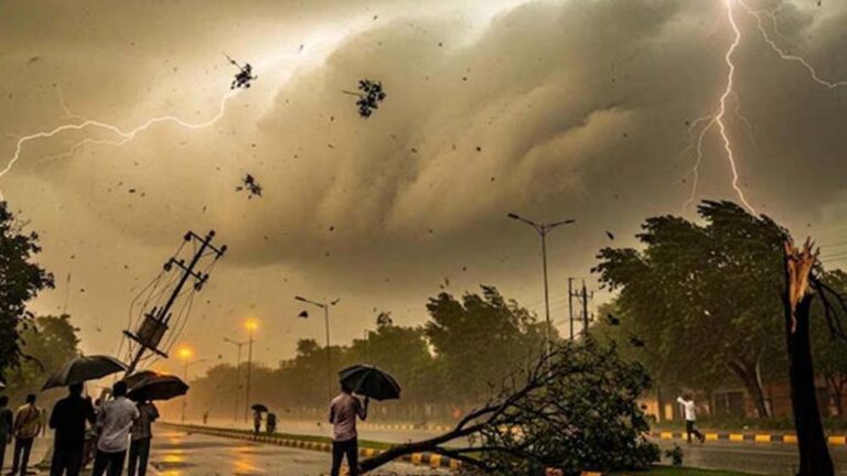 छत्तीसगढ़ में मौसम का कहर! कई जिलों में आंधी-बारिश और बिजली गिरने का ऑरेंज अलर्ट जारी