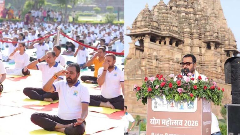 योग और खजुराहो दोनों भारतीय संस्कृति के हैं अभिन्न स्तंभ : मुख्यमंत्री डॉ. यादव