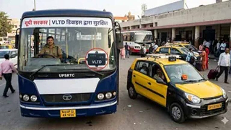 अब हर बस-टैक्सी पर होगी नजर: यूपी में 5 लाख वाहनों में लगेगा ट्रैकिंग डिवाइस