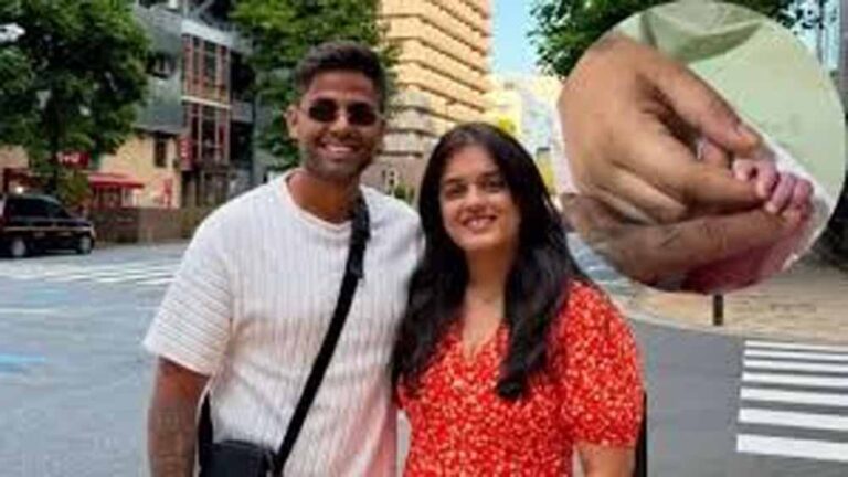 सूर्यकुमार यादव के घर गूंजी किलकारी, पत्नी देविशा ने बेटी को जन्म दिया