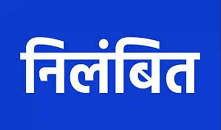 सीमांकन में बड़ी लापरवाही: कलेक्टर का सख्त एक्शन, राजस्व निरीक्षक निलंबित