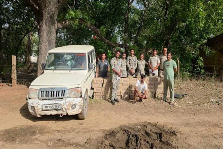 मध्यप्रदेश पुलिस की अवैध शराब के विरुद्ध प्रभावी कार्रवाई