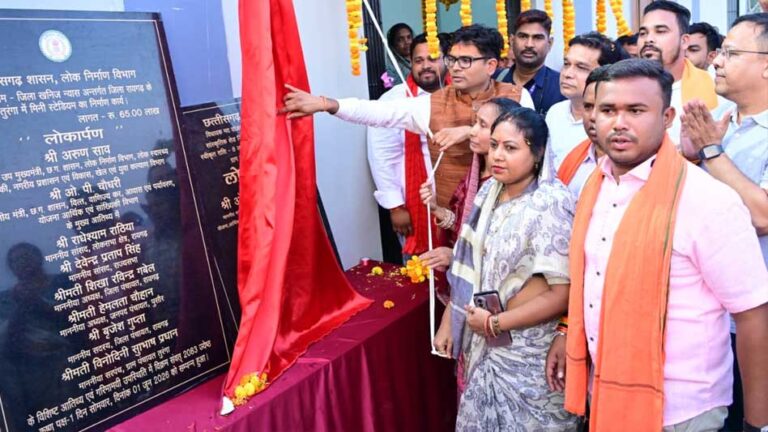 तुरंगा को मिली विकास कार्यों की सौगात, वित्त मंत्री ओ.पी. चौधरी ने किया लोकार्पण