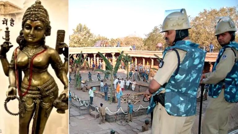 भोजशाला गर्भगृह में गुपचुप रखी गई मां वाग्देवी की प्रतिमा, ASI ने तुरंत हटाया; सुरक्षा बढ़ाई गई