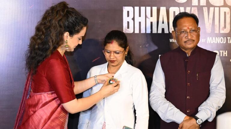 26/11 के अनसुने नायकों को सलाम : मुख्यमंत्री साय ‘भारत भाग्य विधाता’ की प्री-लॉन्च स्क्रीनिंग में हुए शामिल