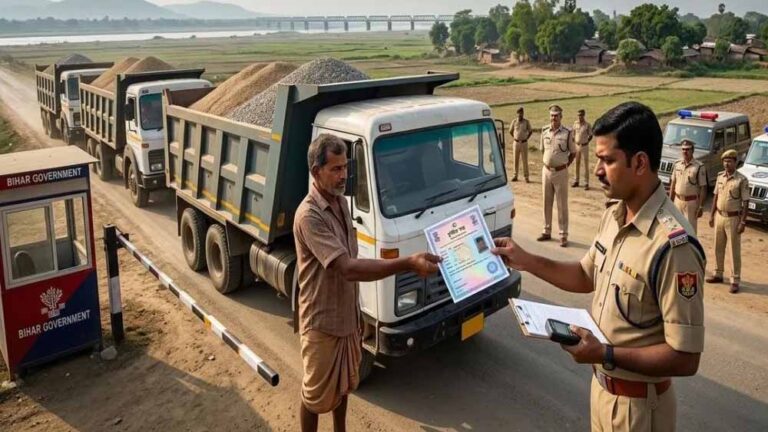 बिहार में अवैध खनिज परिवहन पर सख्ती, बिना पास वाले वाहनों पर होगी कार्रवाई; रोज 5 गाड़ियां जब्त करने के निर्देश