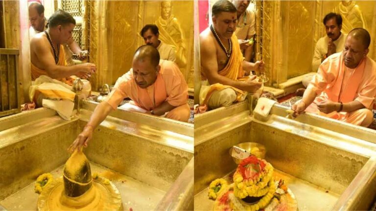 सीएम योगी ने काशी विश्वनाथ धाम व काल भैरव मंदिर जाकर किए दर्शन