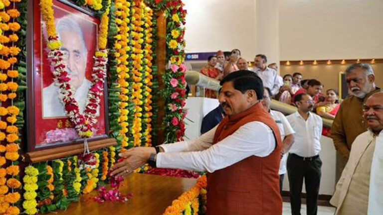 कुशल संगठनकर्ता थे पूर्व मुख्यमंत्री जोशी द्वारा किए गए कार्य हमारे लिए आदर्श हैं : मुख्यमंत्री डॉ. यादव