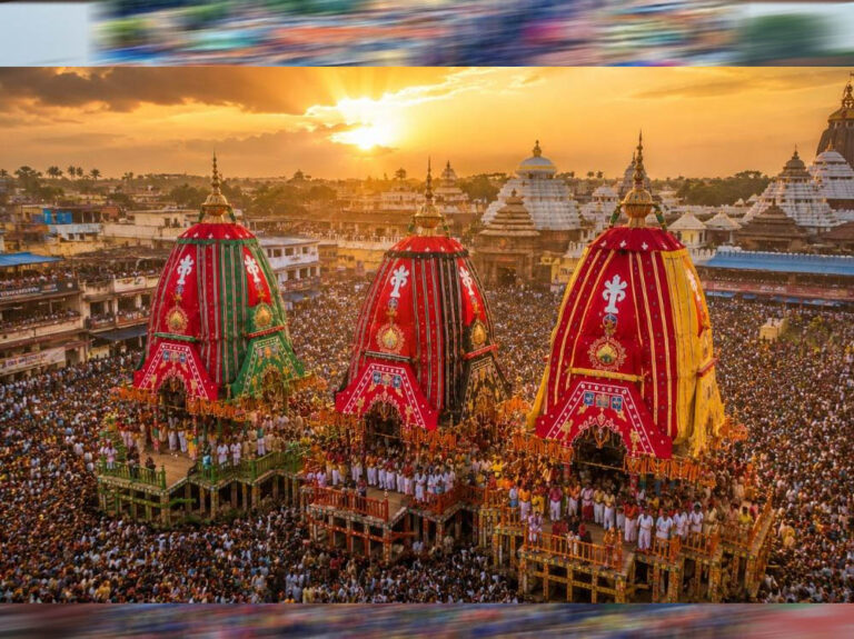 Jagannath Rath Yatra 2026: झमाझम बारिश के बीच जय जगन्नाथ के जयघोष से गूंजा पुरी, लाखों श्रद्धालुओं ने किए दिव्य रथों के दर्शन