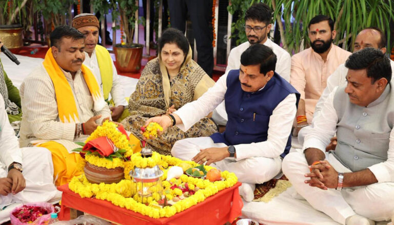 सीएम डॉ. यादव ने किया इंडस्ट्रियल पार्क का भूमि-पूजन, बोले- गरीब-अन्नदाता-युवा-नारी का होगा कल्याण