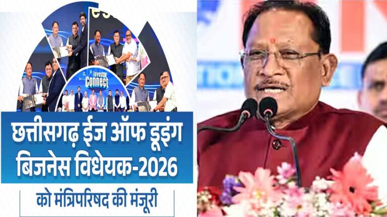 CG में ‘ईज ऑफ डूइंग बिजनेस’ विधेयक लागू, उद्योग और निवेश को मिलेगी नई रफ्तार