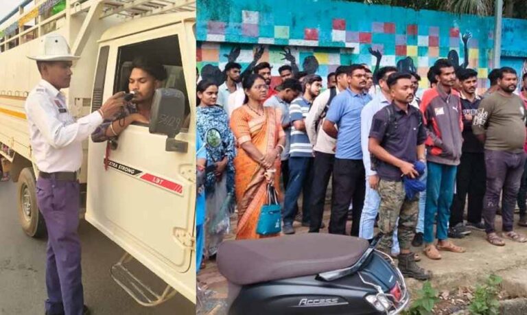 छत्तीसगढ़ पुलिस का बड़ा एक्शन, यातायात नियम तोड़ने पर 62 वाहन चालकों के चालान