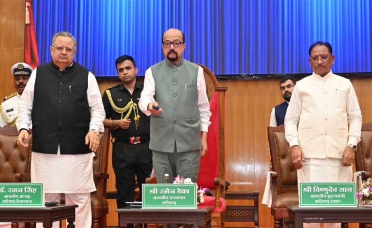 छत्तीसगढ़ विधानसभा उत्कृष्ट कार्य संस्कृति और स्वस्थ संसदीय परंपरा का जीवंत उदाहरण : राज्यपाल रमेन डेका