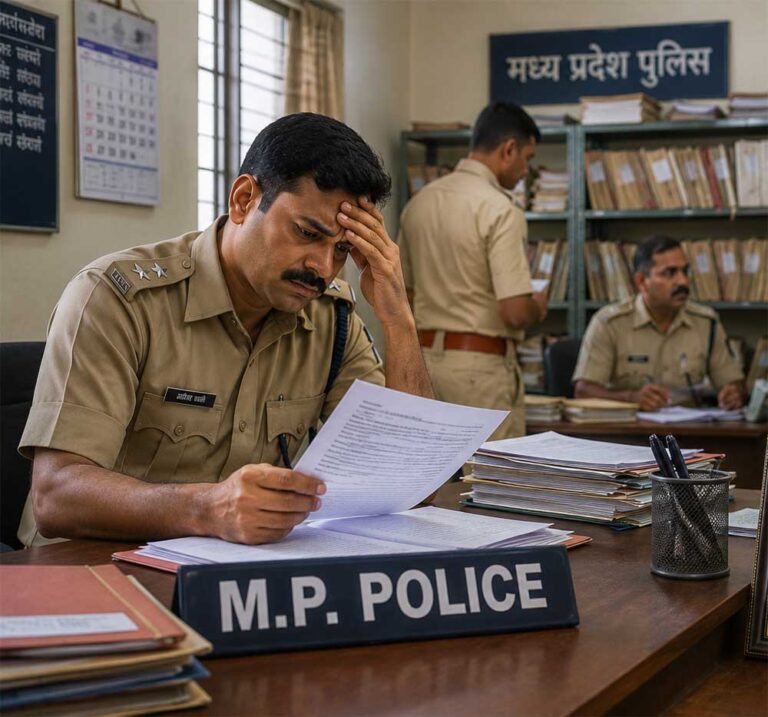 एमपी पुलिस के प्रमोशन में बड़ी चूक, दिवंगत पुलिसकर्मी का नाम सूची में, जीवित कर्मचारी परेशान