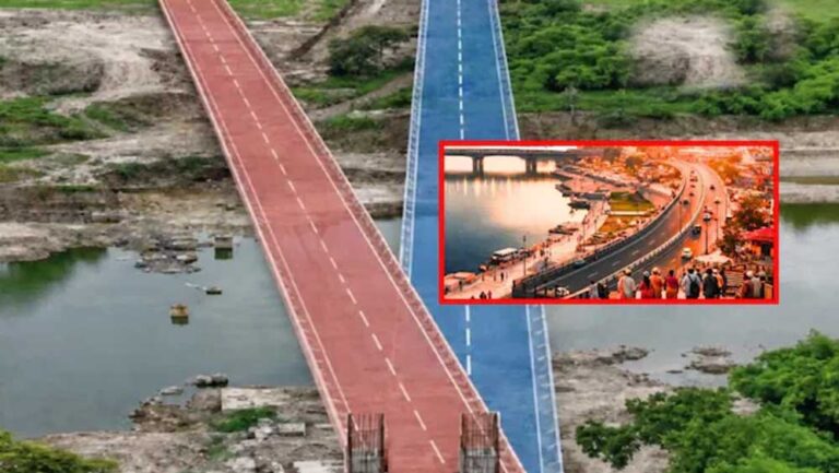 उज्जैन में बड़ी इंजीनियरिंग चूक! सिंहस्थ के लिए बना पुल 30 डिग्री घूम गया, सड़क की बजाय शिप्रा पर जा पहुंचा