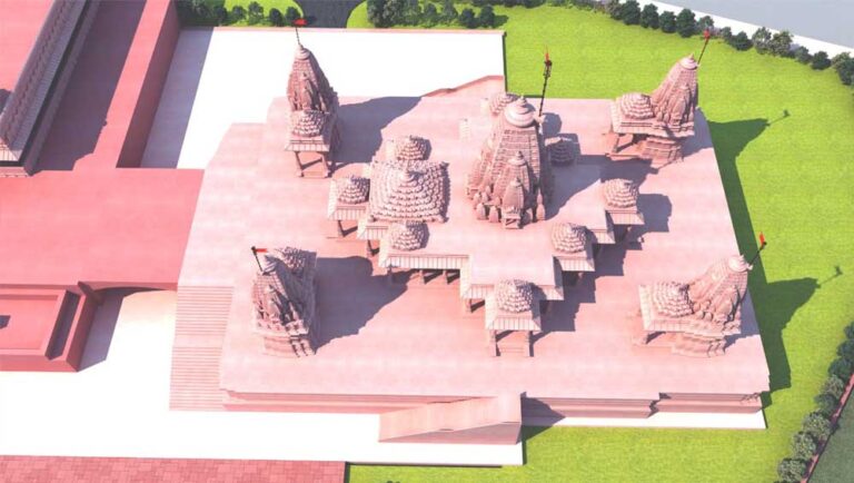 ओंकारेश्वर में बनेगा अनूठा पञ्चायतन मंदिर, 121 कलश और 100 नक्काशीदार स्तंभ होंगे खास आकर्षण