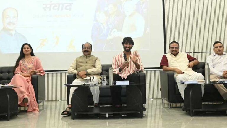 उप मुख्यमंत्री अरुण साव ‘खेलो इंडिया संवाद’ कार्यक्रम में हुए शामिल