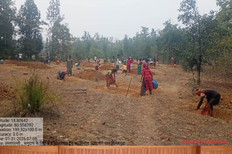 मनरेगा से बदली निम्मलगुड़ा की तस्वीर-500 जल अवशोषण ट्रेंच से बढ़ा भू-जल स्तर, 1,801 मानव-दिवस का मिला रोजगार