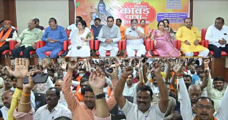 विधायक मूणत की कांवड़ यात्रा 23 अगस्त को, CM साय और डॉ. रमन सिंह होंगे शामिल