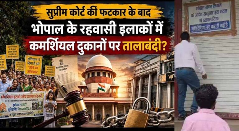 भोपाल में रिहायशी इलाकों में कारोबार पर हाईकोर्ट सख्त, 7 दिन में दिखाने होंगे अनुमति के दस्तावेज