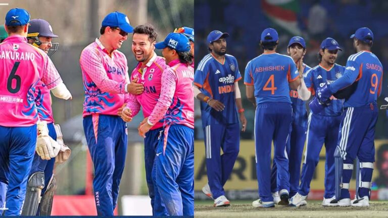 भारत ने जापान को 2 रन से हराया, रचा इतिहास; T20I में 200 जीत दर्ज करने वाली पहली टीम