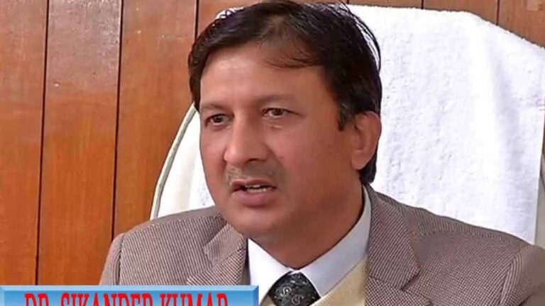केंद्र का समर्थन बंद हुआ तो एक दिन भी नहीं चल पाएगी हिमाचल सरकार: सिकंदर कुमार