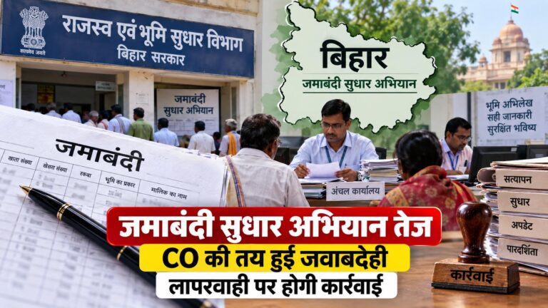 बिहार में जमाबंदी सुधार को लेकर बड़ा फैसला, अब आवेदन का इंतजार नहीं करेंगे CO; खुद करेंगे गड़बड़ी ठीक