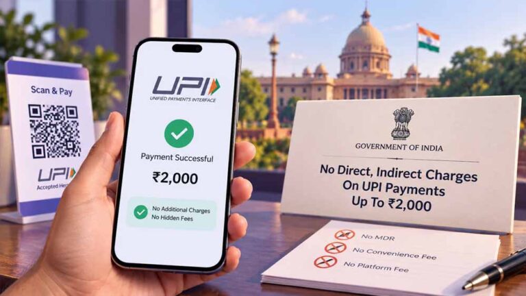 UPI पेमेंट पर ग्राहकों को नहीं देना होगा चार्ज, 15 अक्टूबर से नए नियम से पहले सरकार का बड़ा कदम