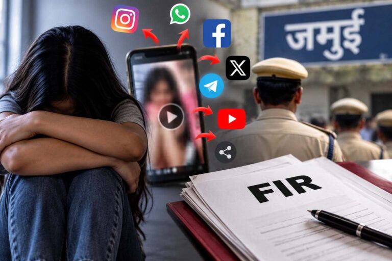 जमुई छेड़खानी कांड: नाबालिग का वीडियो वायरल करने पर 120 अकाउंट पर FIR