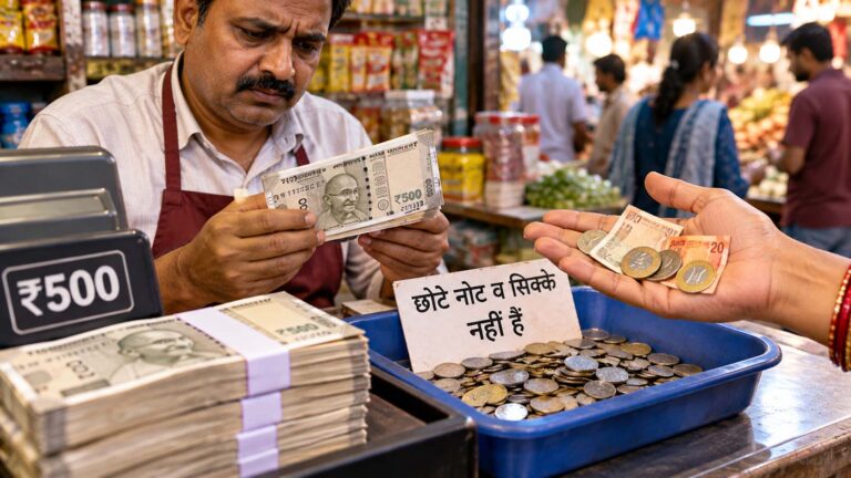 त्योहारों से पहले निम्बाहेड़ा में छुट्टे पैसों की किल्लत, दुकानदार पूछ रहे- 10 का खुल्ला है क्या?