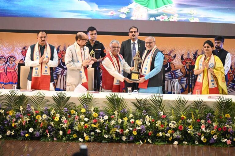 छत्तीसगढ़ में नक्सलवाद के खतरे को मजबूत राजनीतिक इच्छाशक्ति, दृढ़ सुरक्षा नीति और विकासोन्मुखी शासन के बल पर समाप्त किया गया – उपराष्ट्रपति राधाकृष्णन