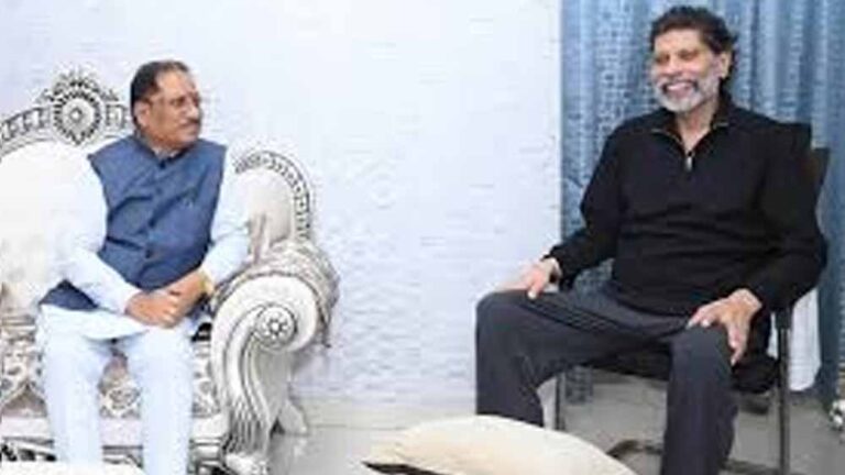 CM साय ने BJP प्रदेश अध्यक्ष किरण देव से की मुलाकात, स्वास्थ्य का जाना हाल