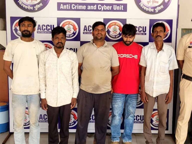 भिलाई में साइबर ठगी पर बड़ा एक्शन, रकम खपाने वाले 6 म्यूल बैंक खाताधारक गिरफ्तार