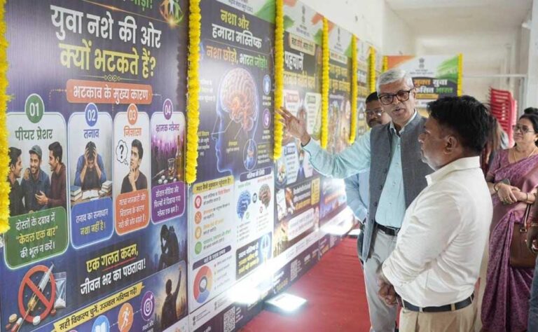 धमतरी में नशा मुक्त युवा फॉर विकसित भारत अभियान