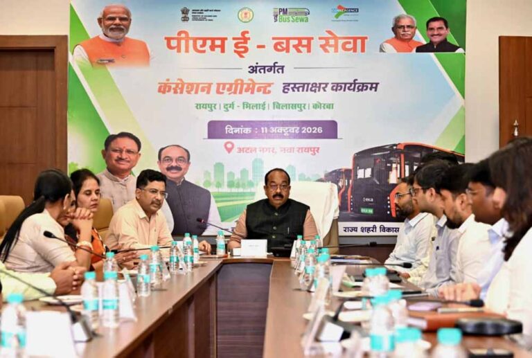 छत्तीसगढ़ में 240 ई-बसों की तैयारी, बिलासपुर और भिलाई में नवंबर से शुरू होगा संचालन