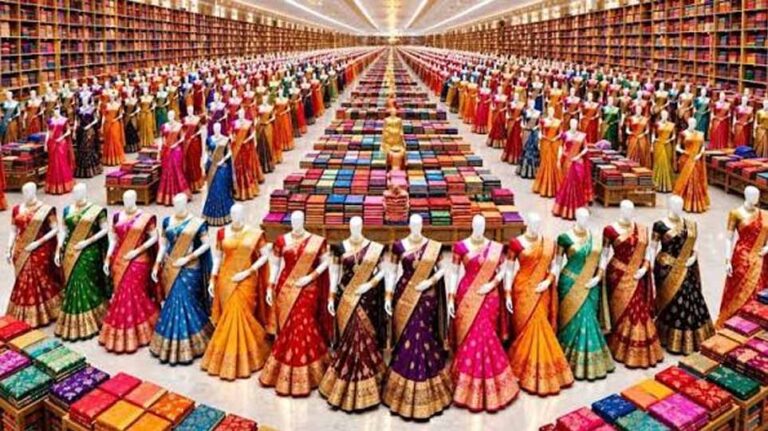 सूरत में साड़ी उद्योग पर संकट, उत्पादन में भारी गिरावट से बढ़ेंगी कीमतें!