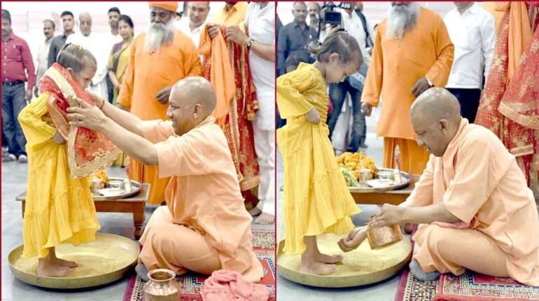 महानवमी अनुष्ठान : पांव पखारकर मातृशक्ति का वंदन करेंगे गोरक्षपीठाधीश्वर