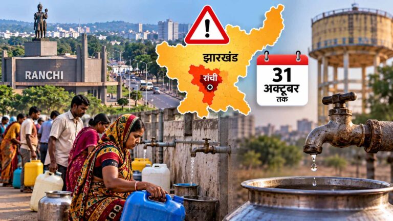 रांची में 7 लाख लोगों पर जल संकट का खतरा, चक्रवात अर्णब के चलते 3 दिन प्रभावित हो सकती है सप्लाई