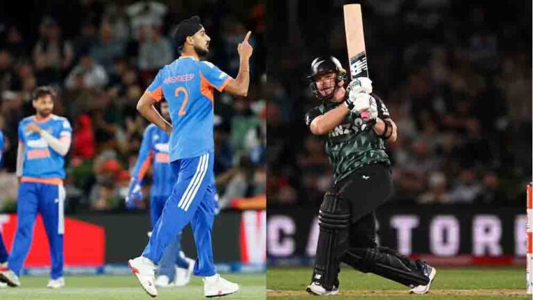 IND vs NZ: न्यूजीलैंड ने भारत को दिया 226 रन का लक्ष्य, ग्लेन फिलिप्स ने ठोका तूफानी अर्धशतक