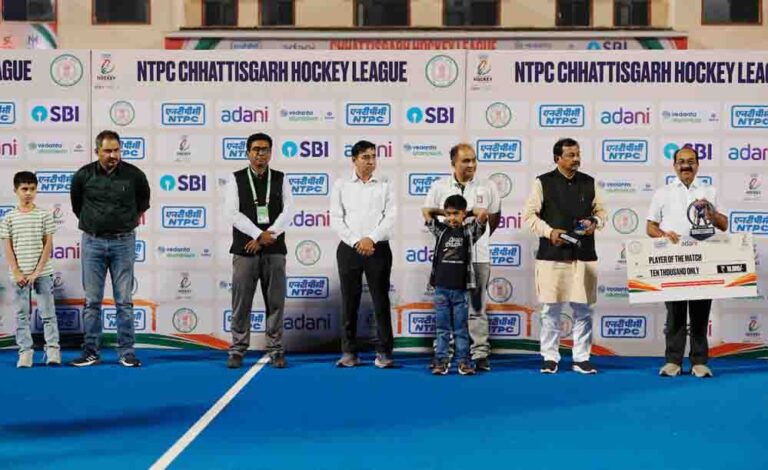 छत्तीसगढ़ हॉकी लीग: न्यायधानी नाइट्स ने संस्कारधानी स्ट्राइकर्स को दी शिकस्त