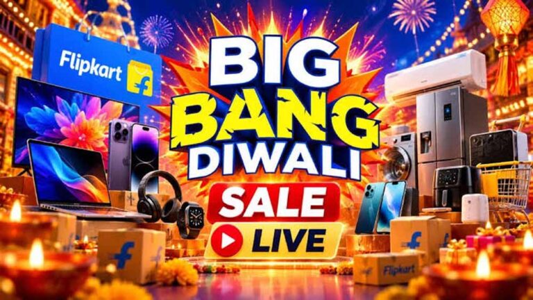 Flipkart Big Bang Diwali Sale: iPhone 17 से Samsung Galaxy S25 तक सस्ते, स्पीकर्स पर 70% तक छूट