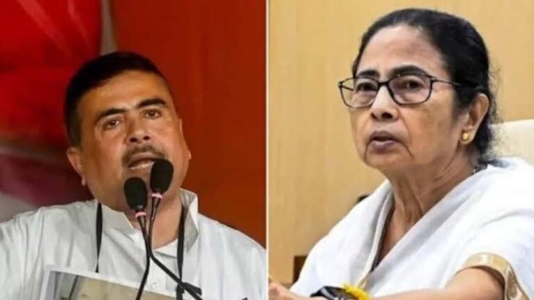 नंदीग्राम में शुभेंदु अधिकारी का बड़ा दावा, बोले- ममता के पैर में नहीं हुआ था फ्रैक्चर