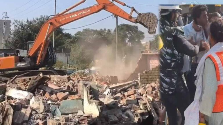 इंदौर में RE-2 पर बुलडोजर कार्रवाई का विरोध, लोगों ने किया पथराव; पुलिस ने किया लाठीचार्ज